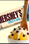 Sorvete caseiro de maracujá com chocolate branco cookies Hershey's