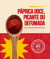 Páprica doce, picante ou defumada: como escolher a ideal para cada receita?
